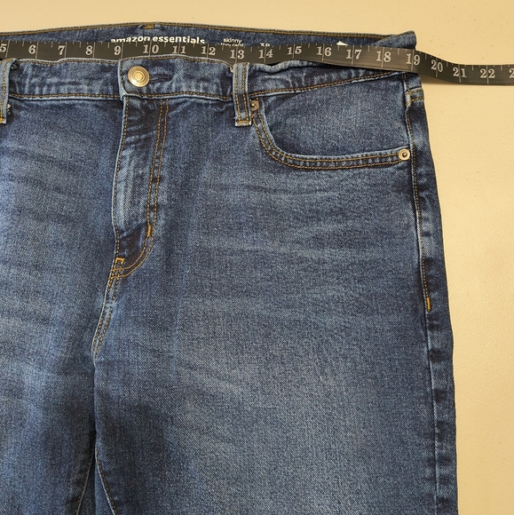 Amazon Essentials 38 x 29 Skinny Stretch Blue Denim Men's Jeans - Picture 8 of 12